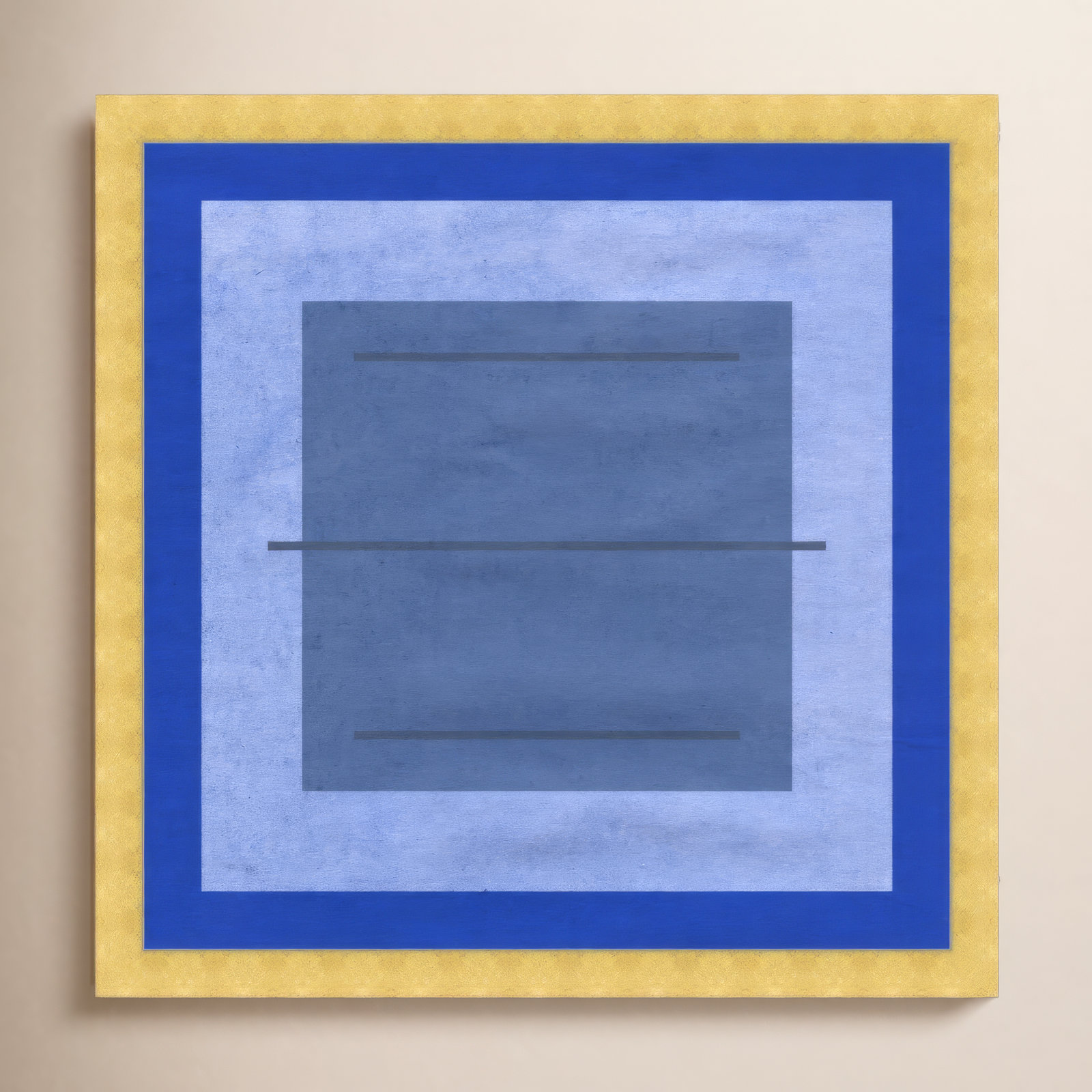 Azul Rocio by Oliver Gal, 18" H x 18" W x 0.5" D, Gold