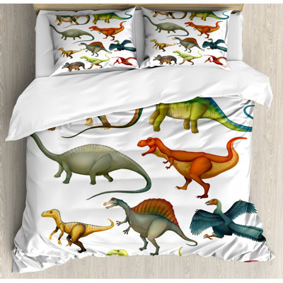 Gordonsville No Pattern Duvet Cover Set with Pillowcases Included