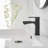 Single-Hole Single-handle Bathroom Faucet with Drain Assembly-86866321