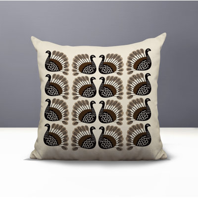 Kunu Turkey Reversible Indoor/Outdoor Square Pillow
