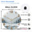 Horloge murale 12 po