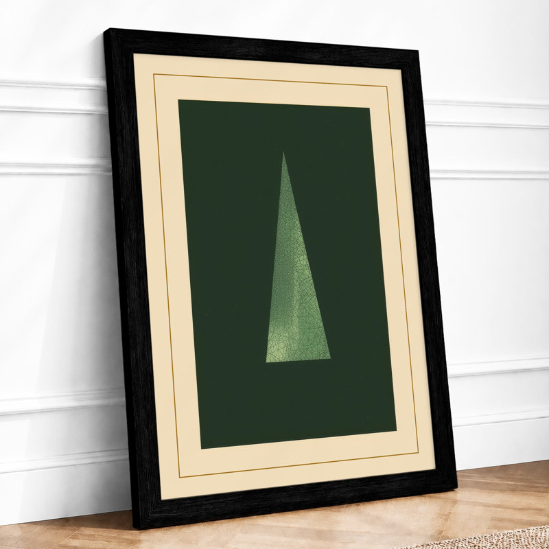 Solitary Peak Minimalist - Print, Black, A4 - 29.7 x 21.0 cm