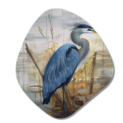 Ribeiro - Animals Bird Nebula Shape Asymmetric Metal Wall Art