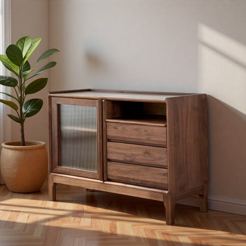 Buffet rétro et simple, H 35,43 po x l 39,37 po x P 15,75 po