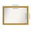 Townhouse Gold Non-Beveled Bathroom Wall Mirror-1016737479
