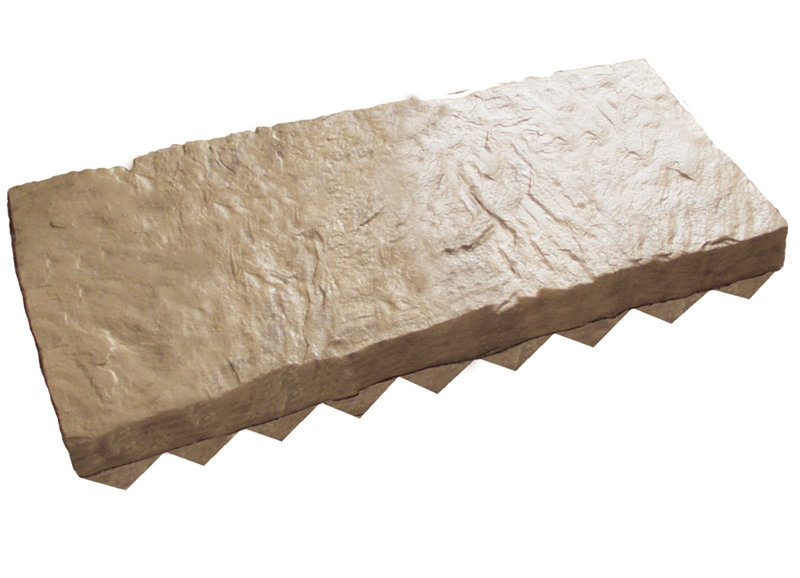Bordure de pelouse robuste en résine 10 pi, Sable du désert