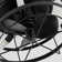 Anthony 12.5'' Black Caged Ceiling Fan with Lights and Remote Control, Small Flush Mount Ceiling Fan