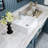 MEJE 12.5'' White Ceramic Rectangular Bathroom Sink