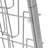56"H 10 Tier Magazine Holder Newspaper Display Stand Detachable Rack