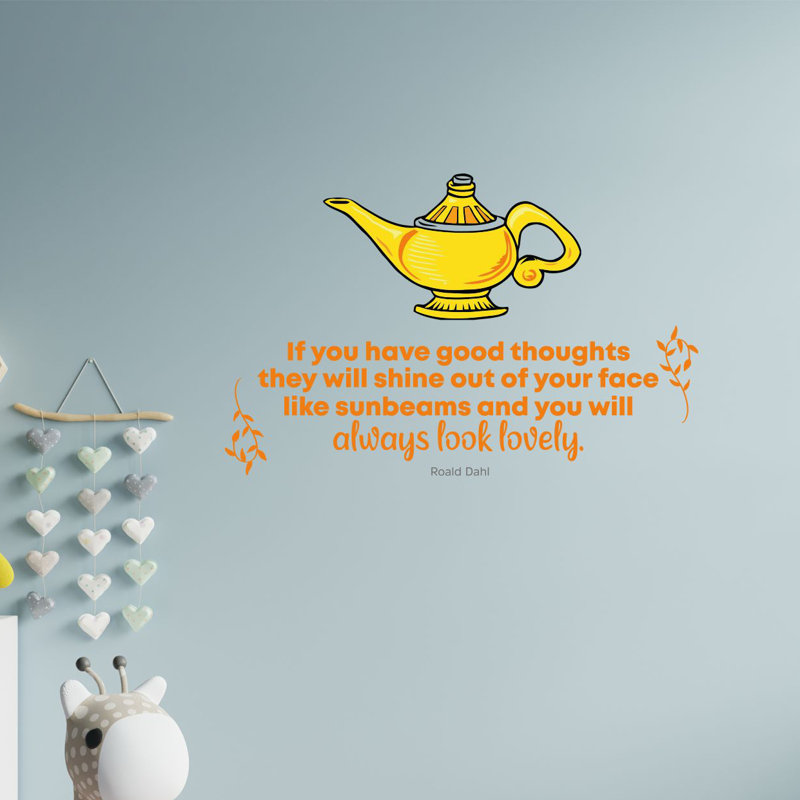 Text & Numbers Wall Decal, 8" H x 10" W