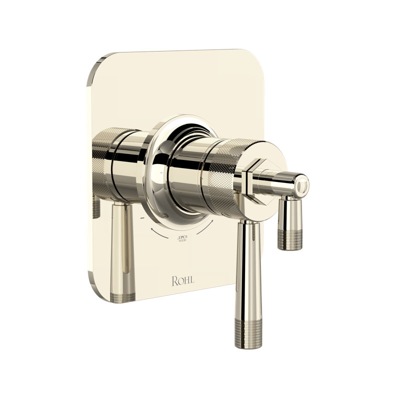 Graceline 1/2" Therm & Pressure Balance Trim With 2 Functions TMB44W1L, Polished Nickel