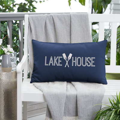  Lake House Outdoor Rectangular Pillow Cover & Insert