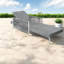 Chaise longue de patio ajustable, ensemble de piscine moderne en acier rotin Pe