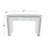 47'' Glass Top Console Table