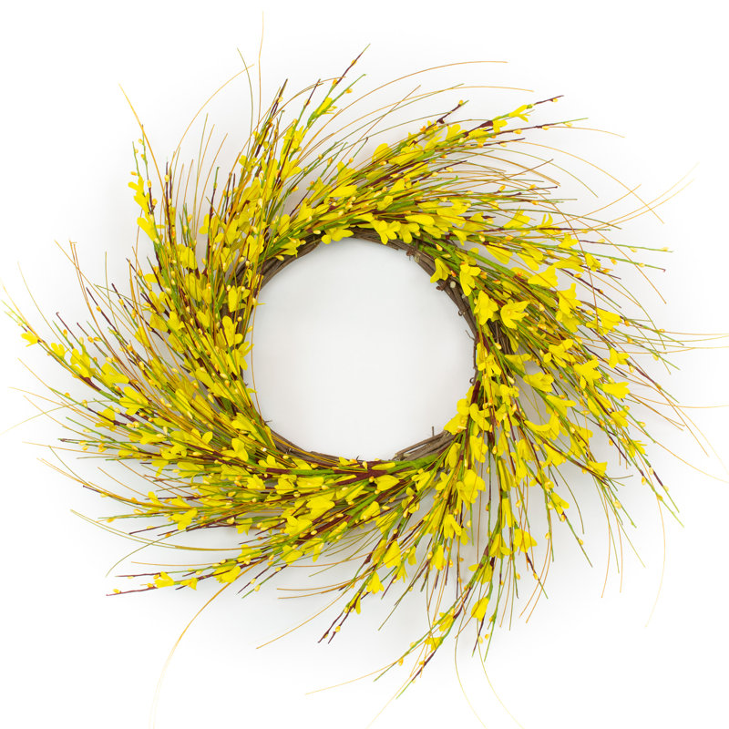 Couronne dorée forsythia, 22 po