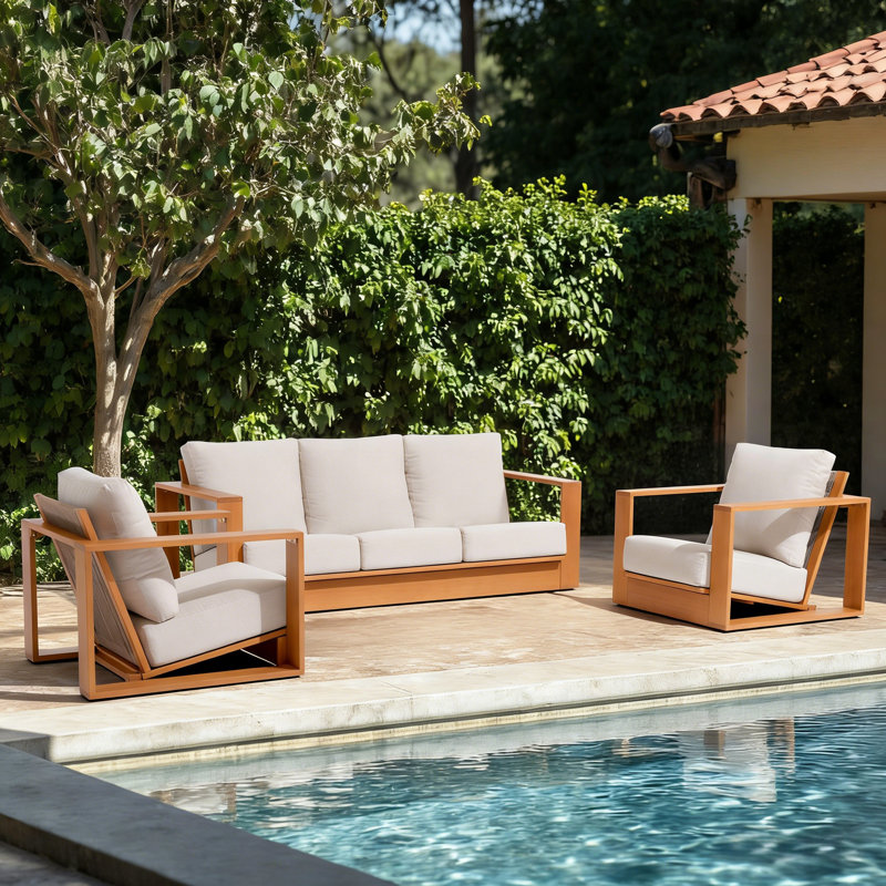 5 - Person Outdoor Seating Group With Cushions