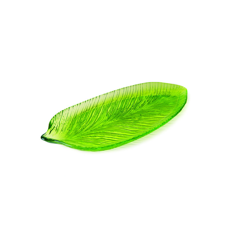 Tropical 30cm Glass Appetiser Plate