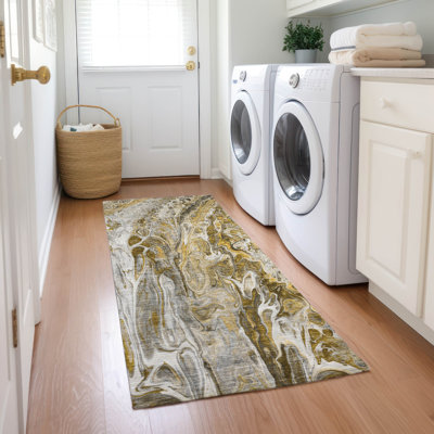 Altair Washable Abstract Indoor / Outdoor Rug