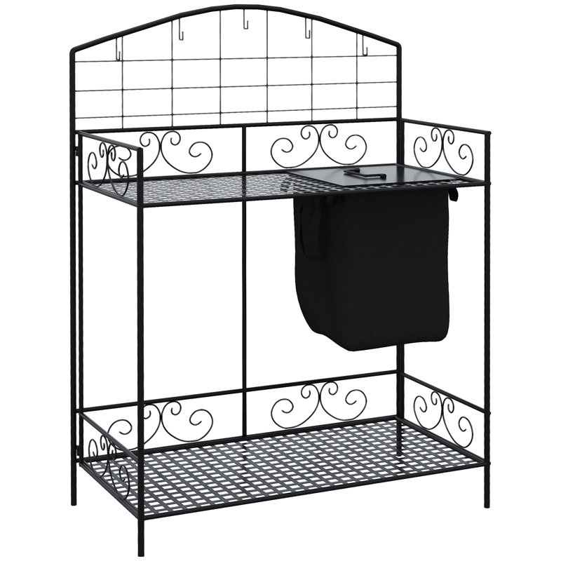Banc de table pliant Outsunny