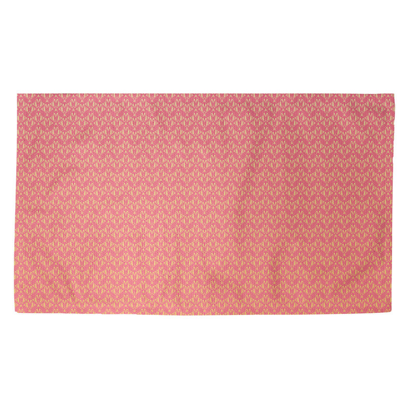 Tapis rose/jaune Avicia, Rectangle 3 pi 3 po x 5 pi 3 po