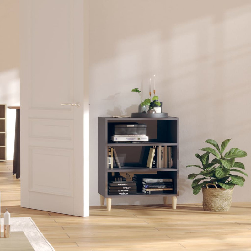 Skelmersdale 57cm Sideboard, High Gloss Grey
