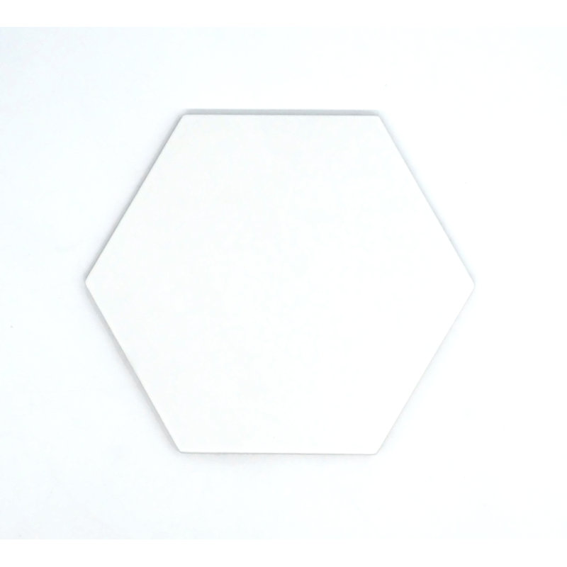 Heksa Gray 8 in. x 9 in. Matte Porcelain Floor and Wall Tile (9.93 sq. ft./Case), White
