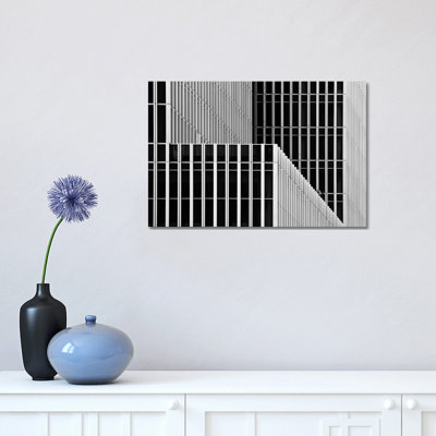 Stripes and Windows by Greetje van Son - 1 Piece Wrapped Canvas Wall Art