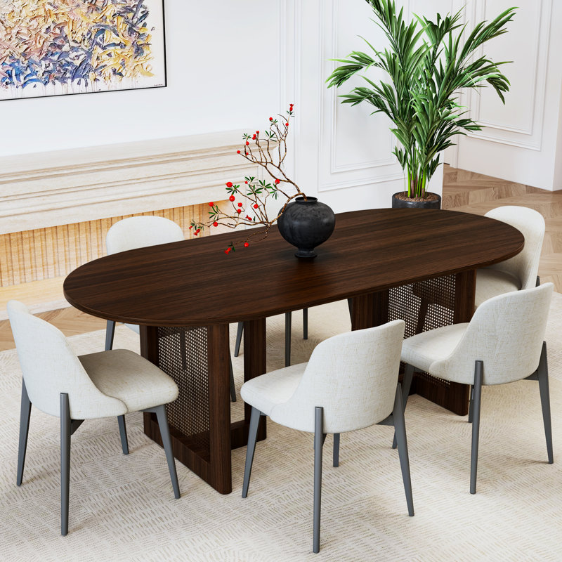 Clee 7 Piece - Dining Table Set, Walnut
