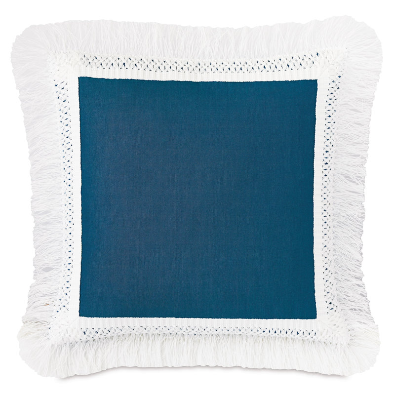 Palermo Square Indoor/Outdoor Pillow Cover & Insert, Sail Lagoon
