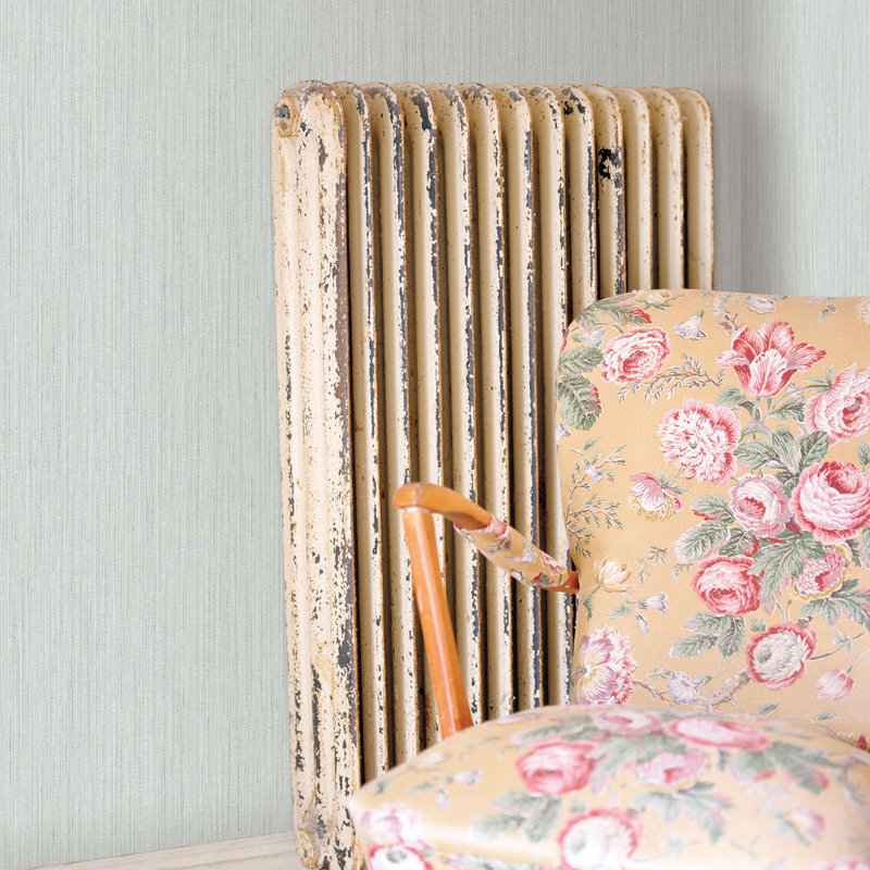 Palazzo 2 Plain Vertical Texture Wallpaper Roll, Light Blue