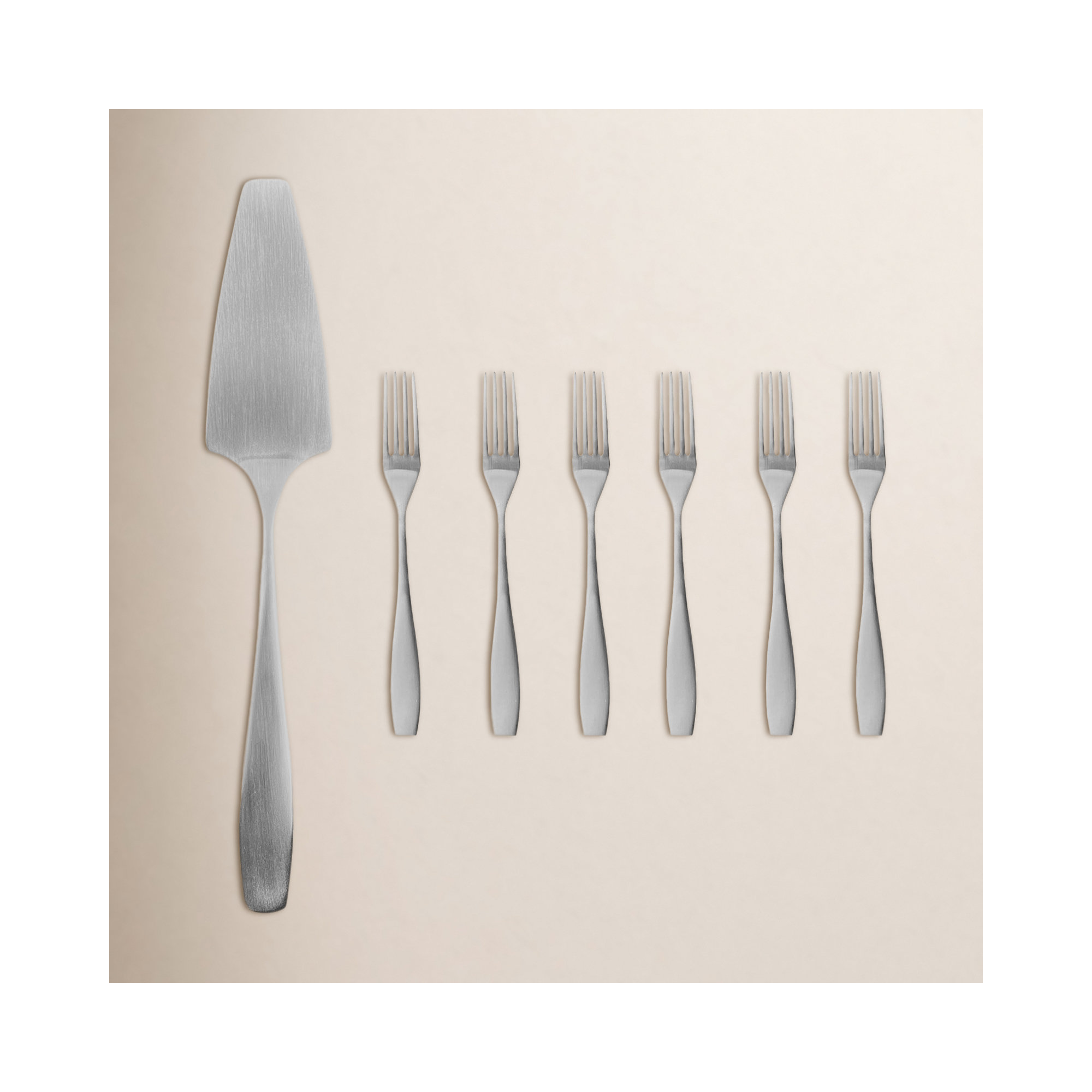 Voss Stainless Steel Cake Server Set