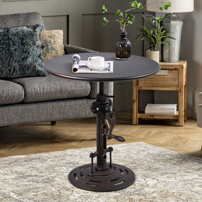 Juyoung Iron Top End Table