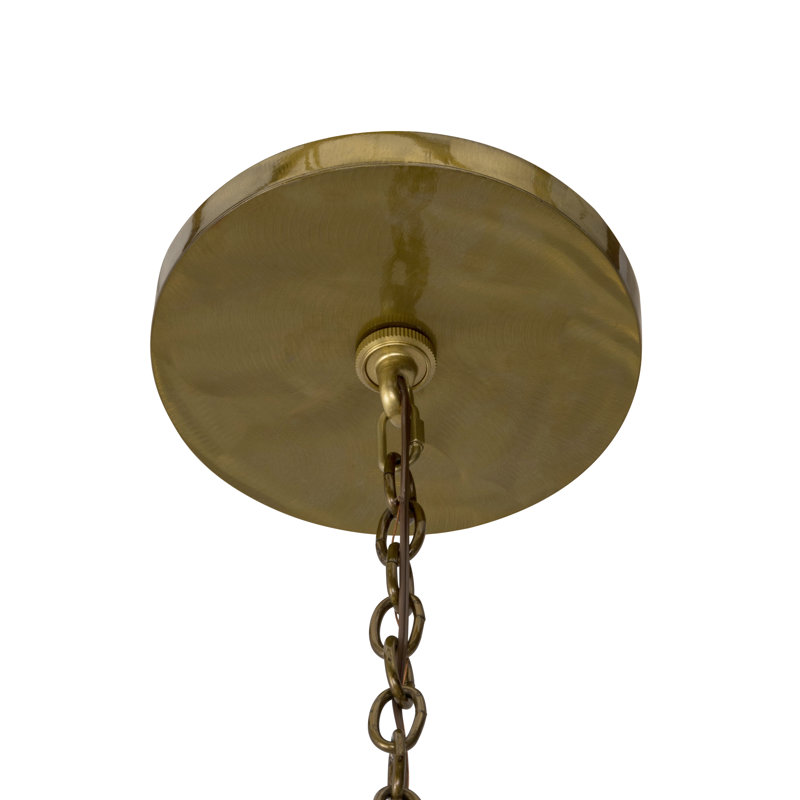 8 - Light Gold Lantern Pendant
