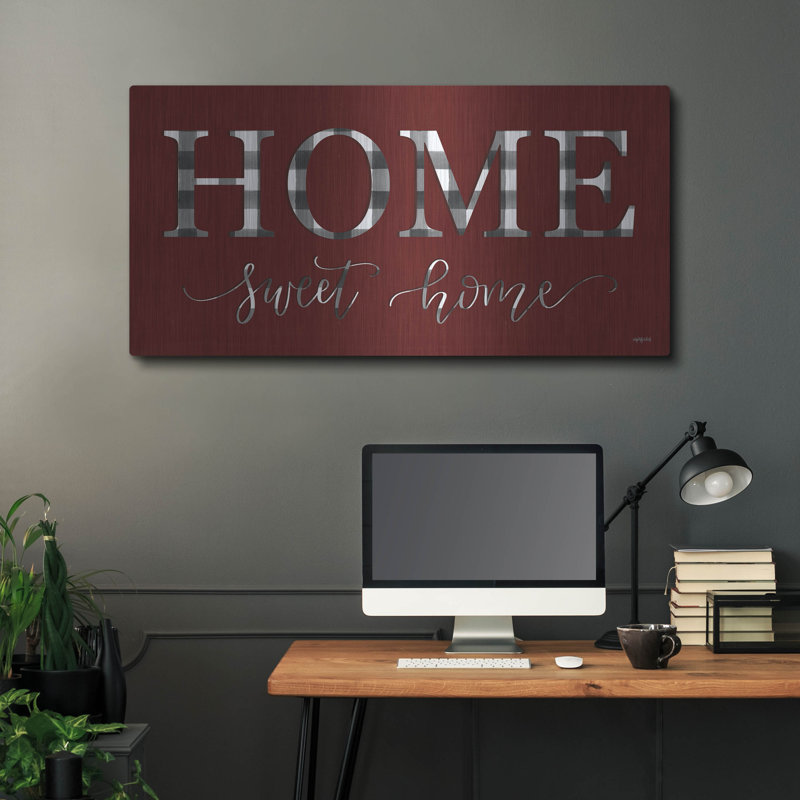 «Home Buffalo Check» par Imparfect Dust, H 24 po x l 48 po
