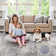 Asher Modern Abstract Machine Washable Area Rug With Non-Slip Backing