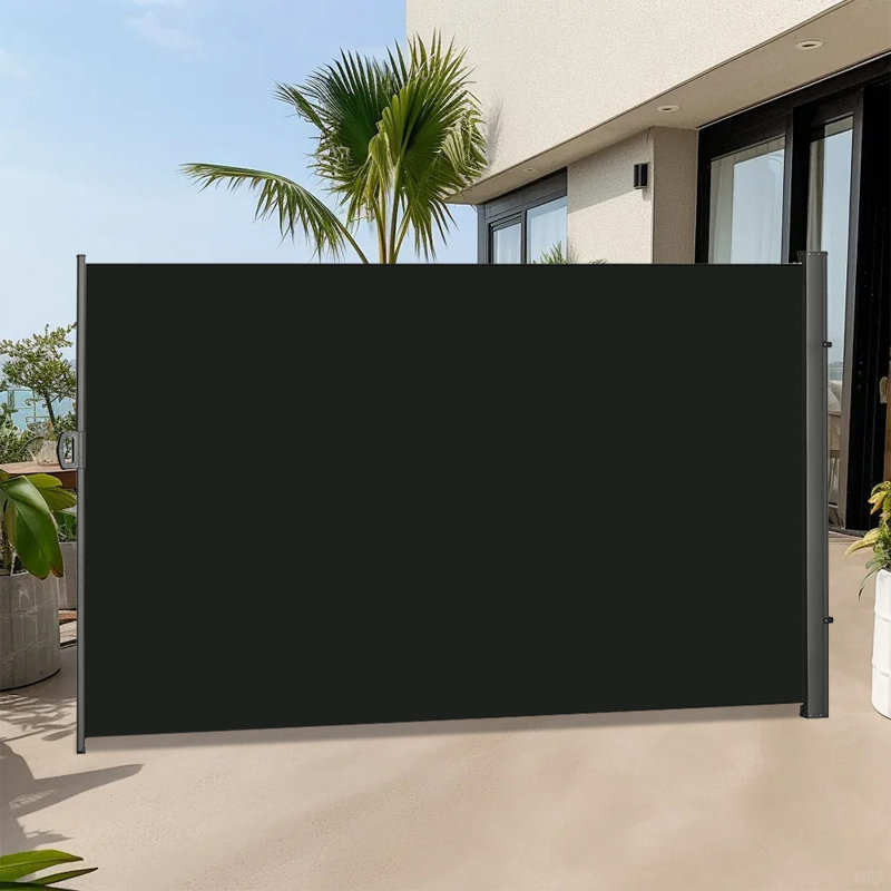 Auvent de terrasse rétractable en polyester l 1 po x P 78,75 po Engdash