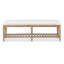 Vineyard Row Upholstered Storage Bench