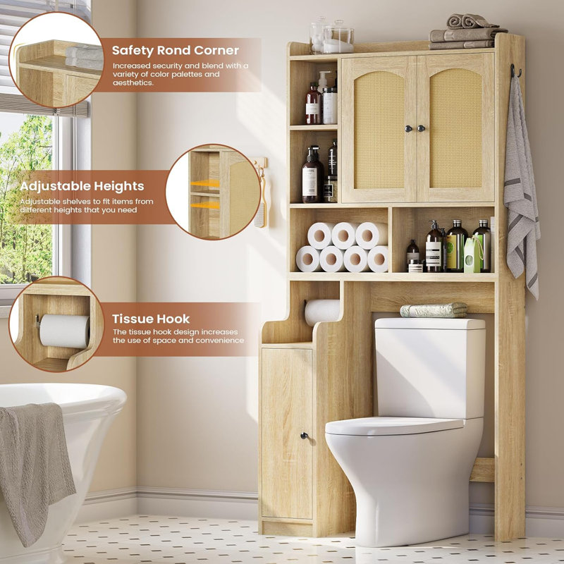 Rangement au-dessus de la toilette Asaan