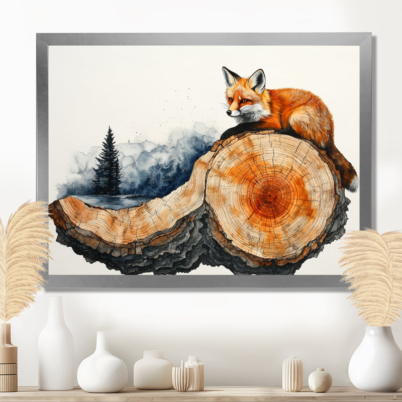 Getta - Animals Canvas Art Print, H 30 po x l 40 po, Reproduction encadrée d'une seule photo, Argent argent