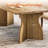 63" W. Solid Wood 6 Person Dining Table