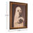  Framed Halloween Ghost Paintings Black and White Wall Art Set of 2 – 17.5" Tall