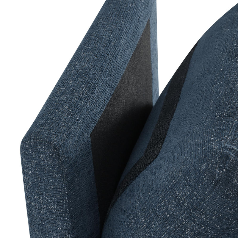 Bralan 18.9'' H Upholstered Side Chair, Denim
