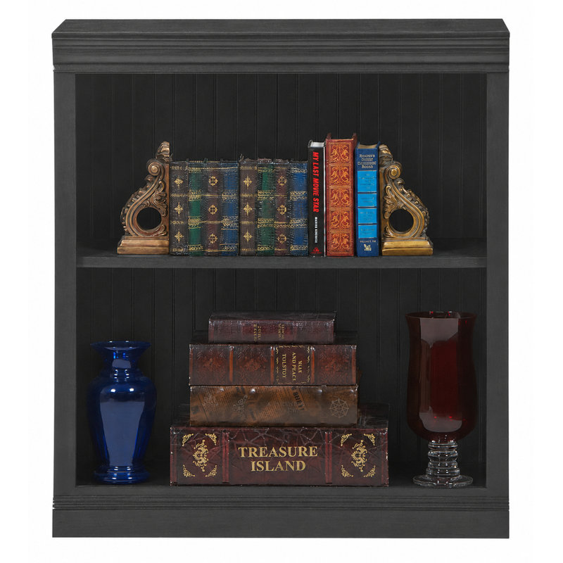 Sherita Bookcase, European Gray, (1 Shelf) 36” H x 32” W x 14.25” D
