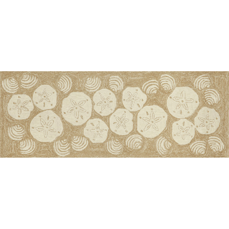 Artic No Pattern And Not Solid Color Synthetic Kitchen Mat, Runner 2' x 5', Brown