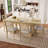 7 Piece Extendable Dining Table Set-1011125154-1011125153-1011125182