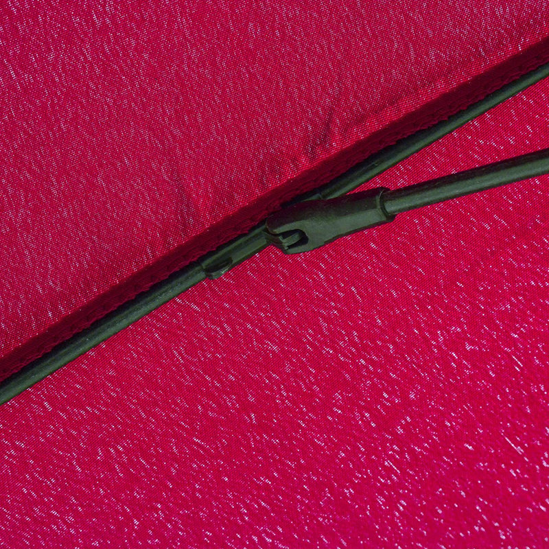 Aarun 279cm Tilt Beach Parasol, Wine Red