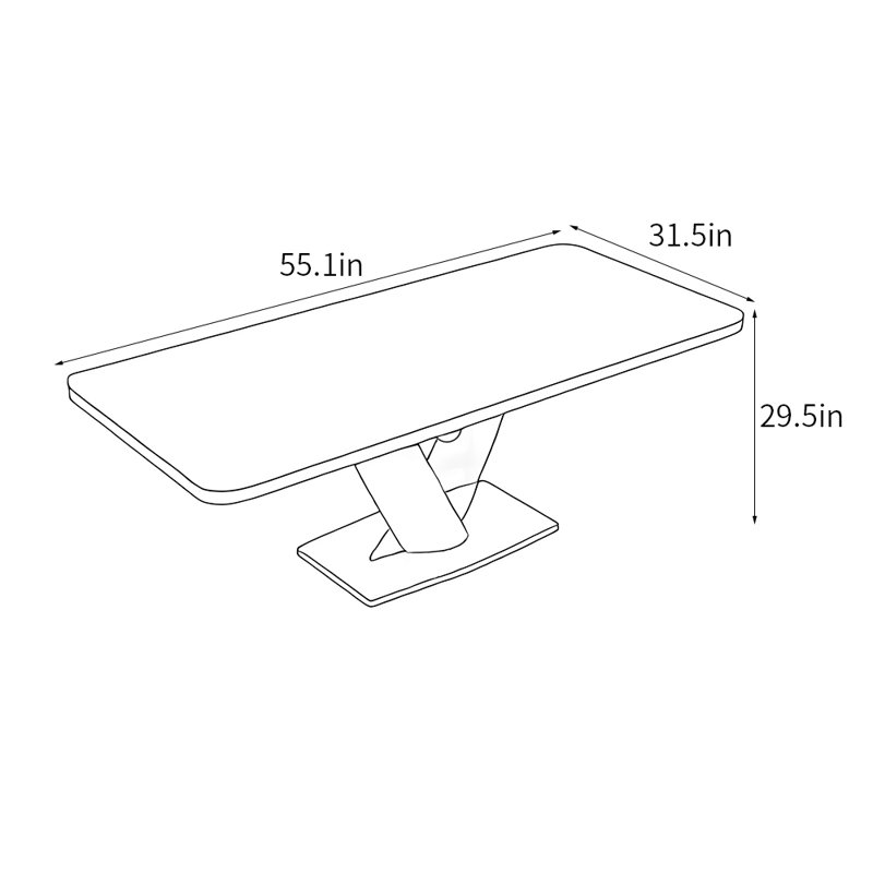 Kass, 29.5"H x 55.1"L x 31.5"W, White/Gray