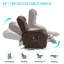 Albrechtice Lay Flat Power Recliner, Dual Motor Leather Lift Chair for Elderly with Massage & Heating-14730157