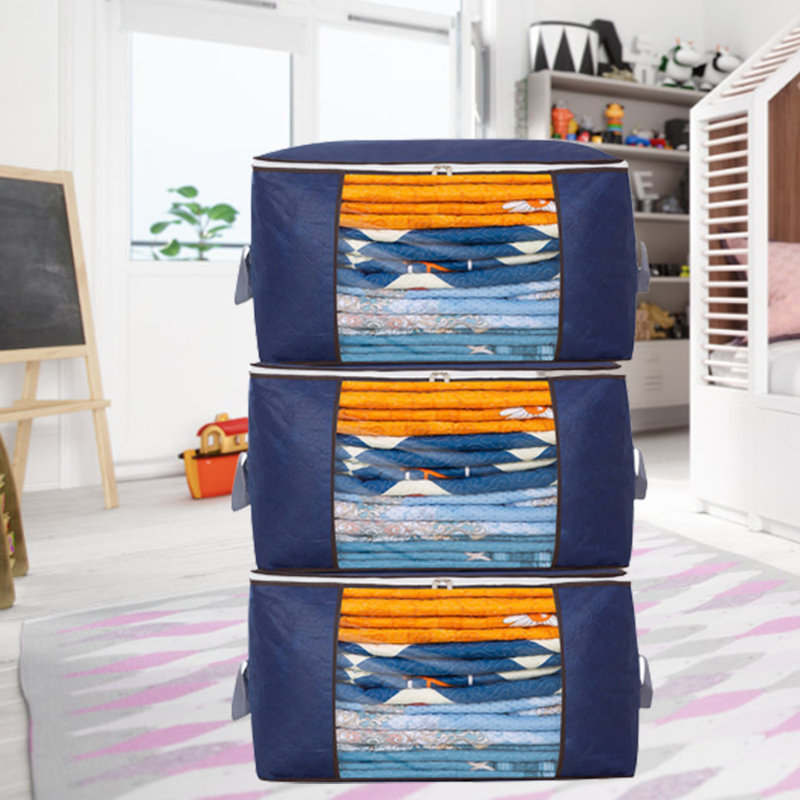 Rebrilliant Fabric Storage Bag, Blue