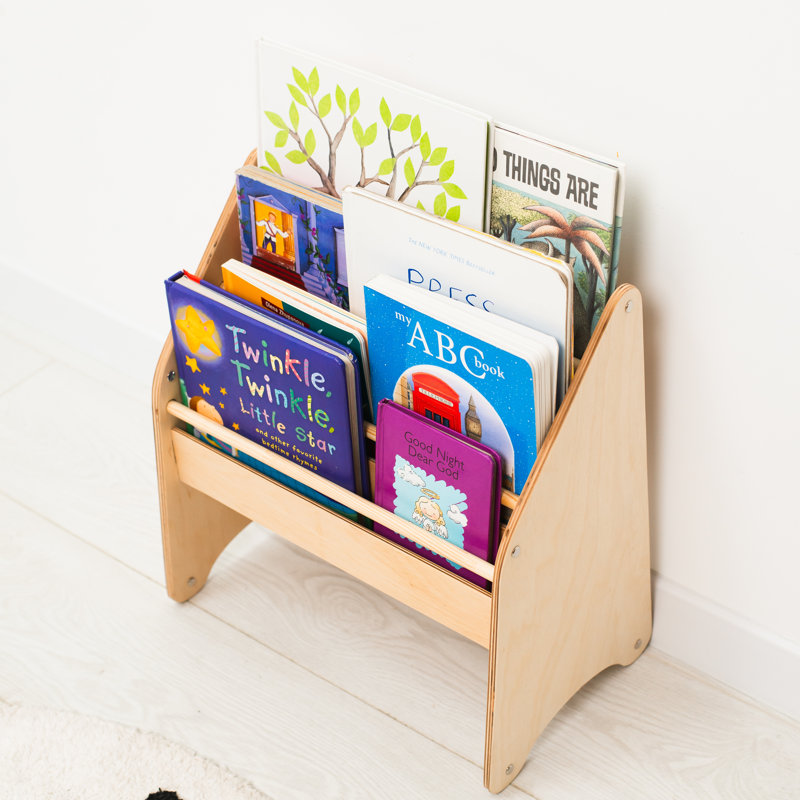 Bibliothèque en bois Montessori Naturel